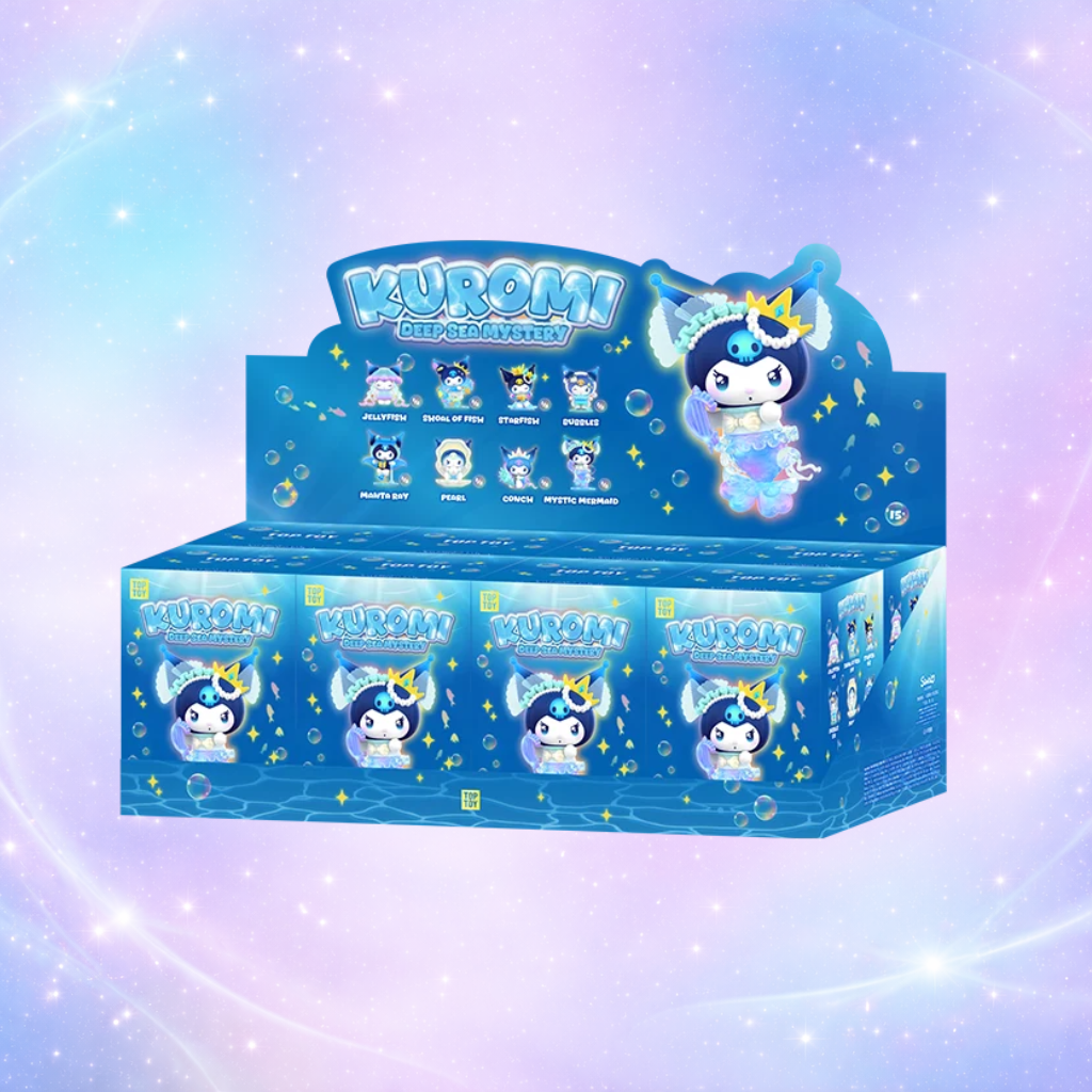 Sanrio Kuromi – Deep Sea Mystery / Mystère des profondeurs – Boîte de 8 figurines mystères / Blind Box Display – TOP TOY