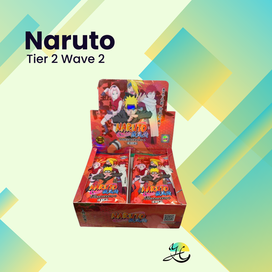 Naruto Booster box/red Pack/red Tier 2 Wave 2