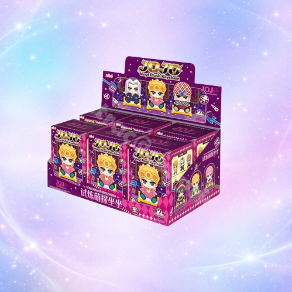 JoJo's Bizarre Adventure – Porte-clés mystères / Vinyl Pin Keychains – Figurines Chibi – Blind Box