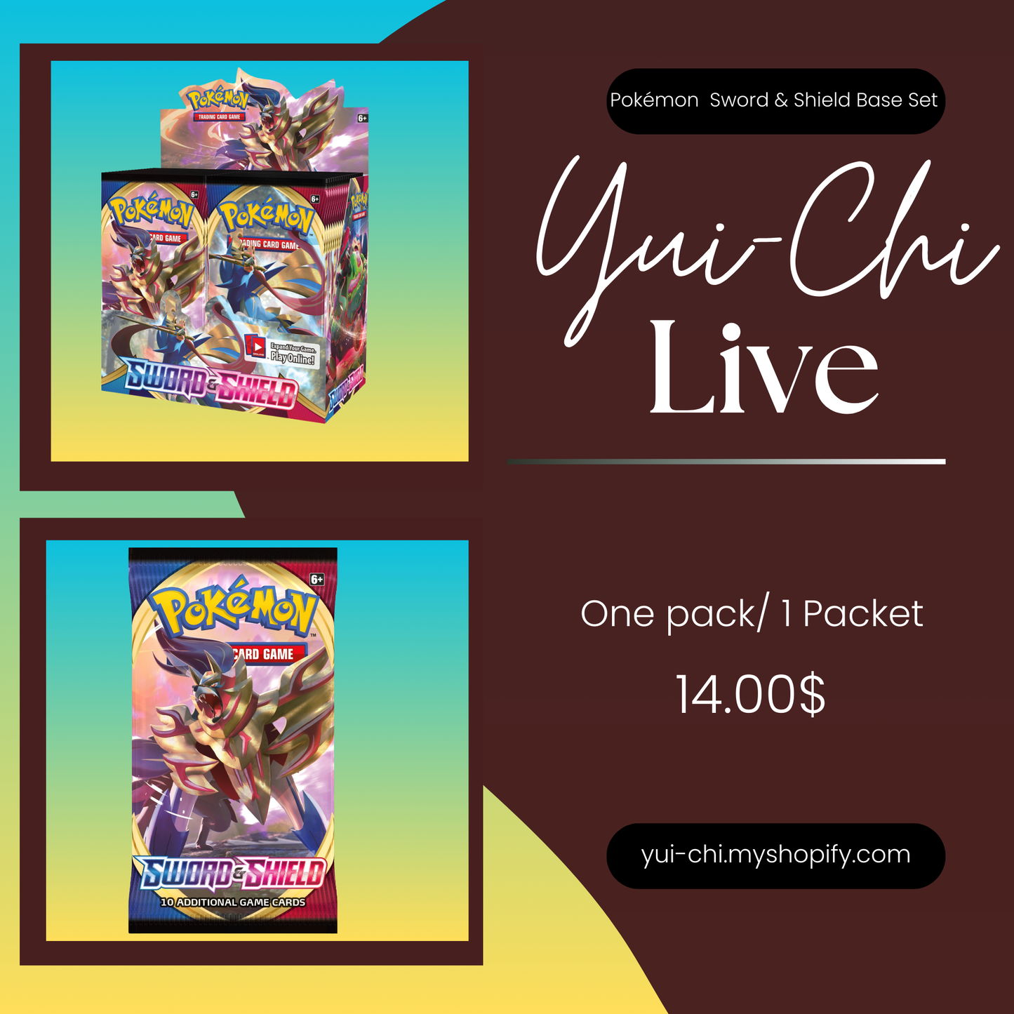 (Live) Pokémon Sword & Shield Base Set