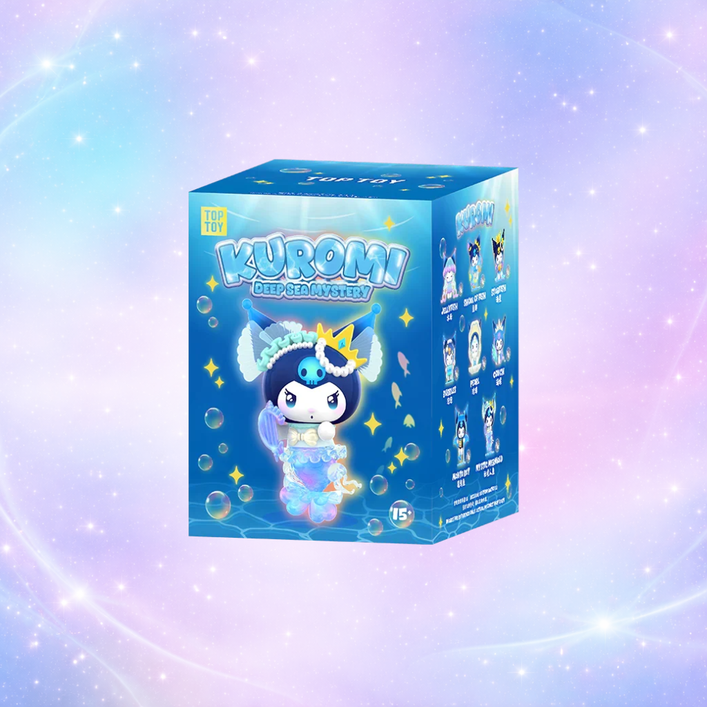 Sanrio Kuromi – Deep Sea Mystery / Mystère des profondeurs – Boîte de 8 figurines mystères / Blind Box Display – TOP TOY