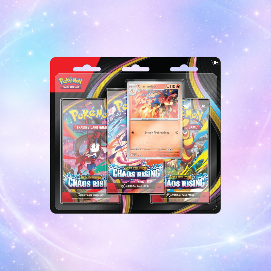 Pokémon Chaos Rising – Coffret Blister de 3 Boosters avec Carte Promo