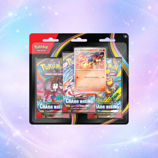 Pokémon Chaos Rising – Coffret Blister de 3 Boosters avec Carte Promo