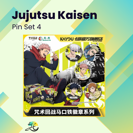 Jujutsu Kaisen Pin Set 4