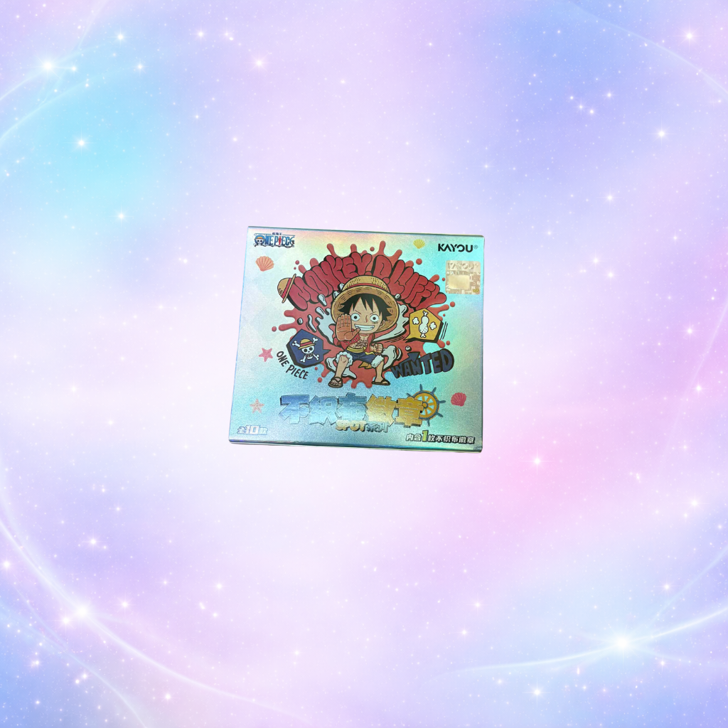 One Piece Badge Pin Collection en Tissu Kayou – Coffret de 10 Badges