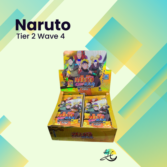 Naruto Booster box/yellow Pack/yellow Tier 2 Wave 4