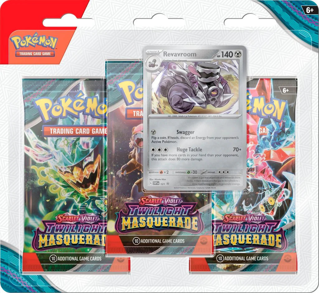 Pokémon Twilight Masquerade 3 Pack blister