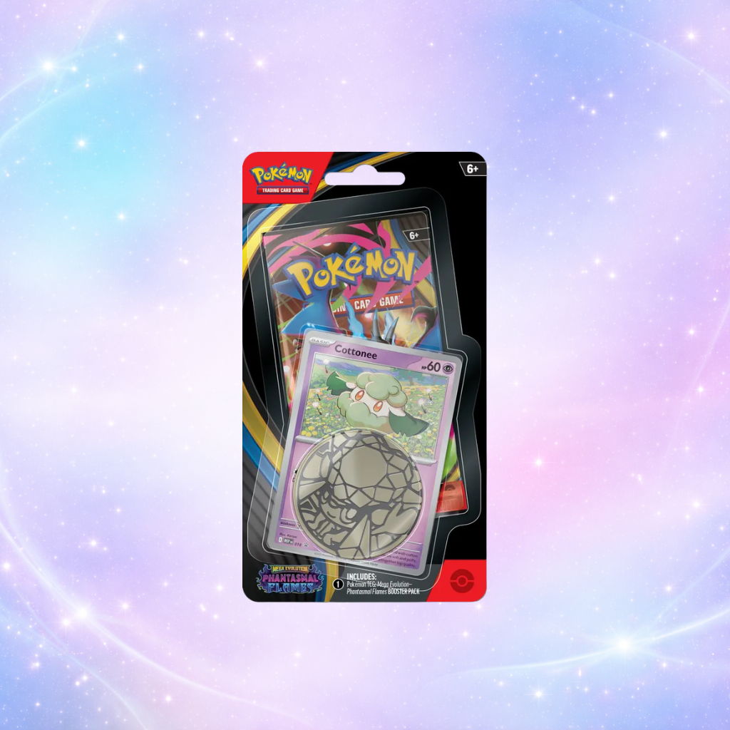 Blister Pokémon – Mega Evolution: Phantasmal Flames (Cottonee / Whimsicott)