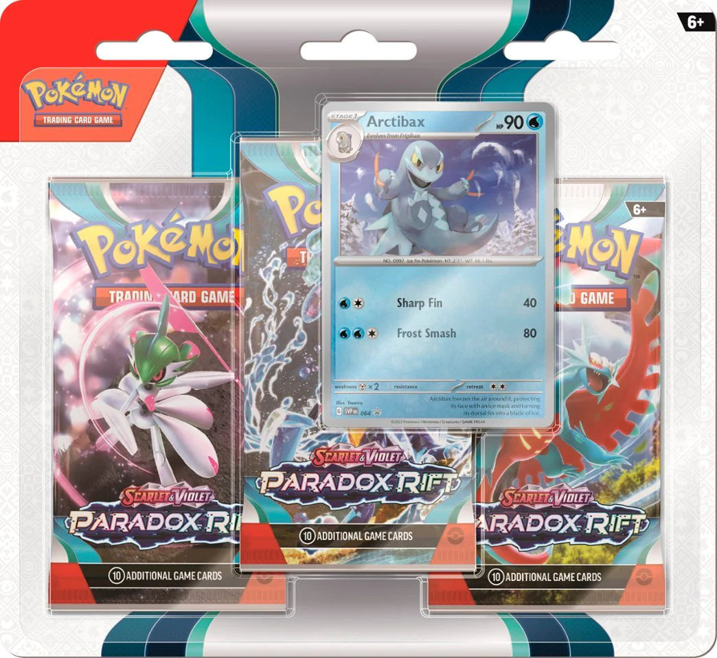 (PROMO)(25) Pokémon Paradox Rift 3 Pack blister