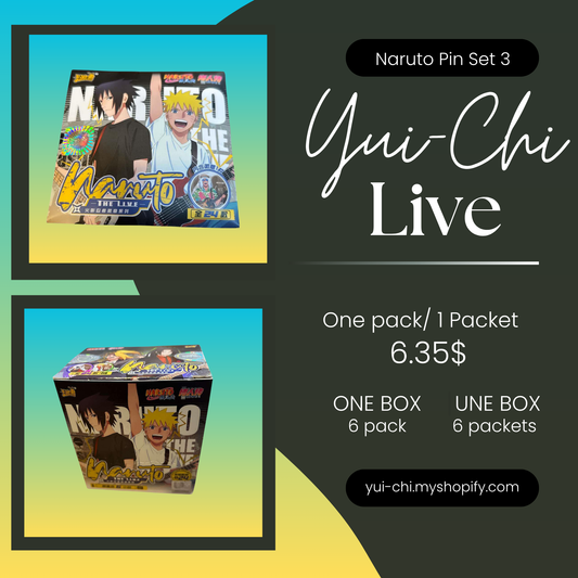 (Live) Naruto Pin Set 3