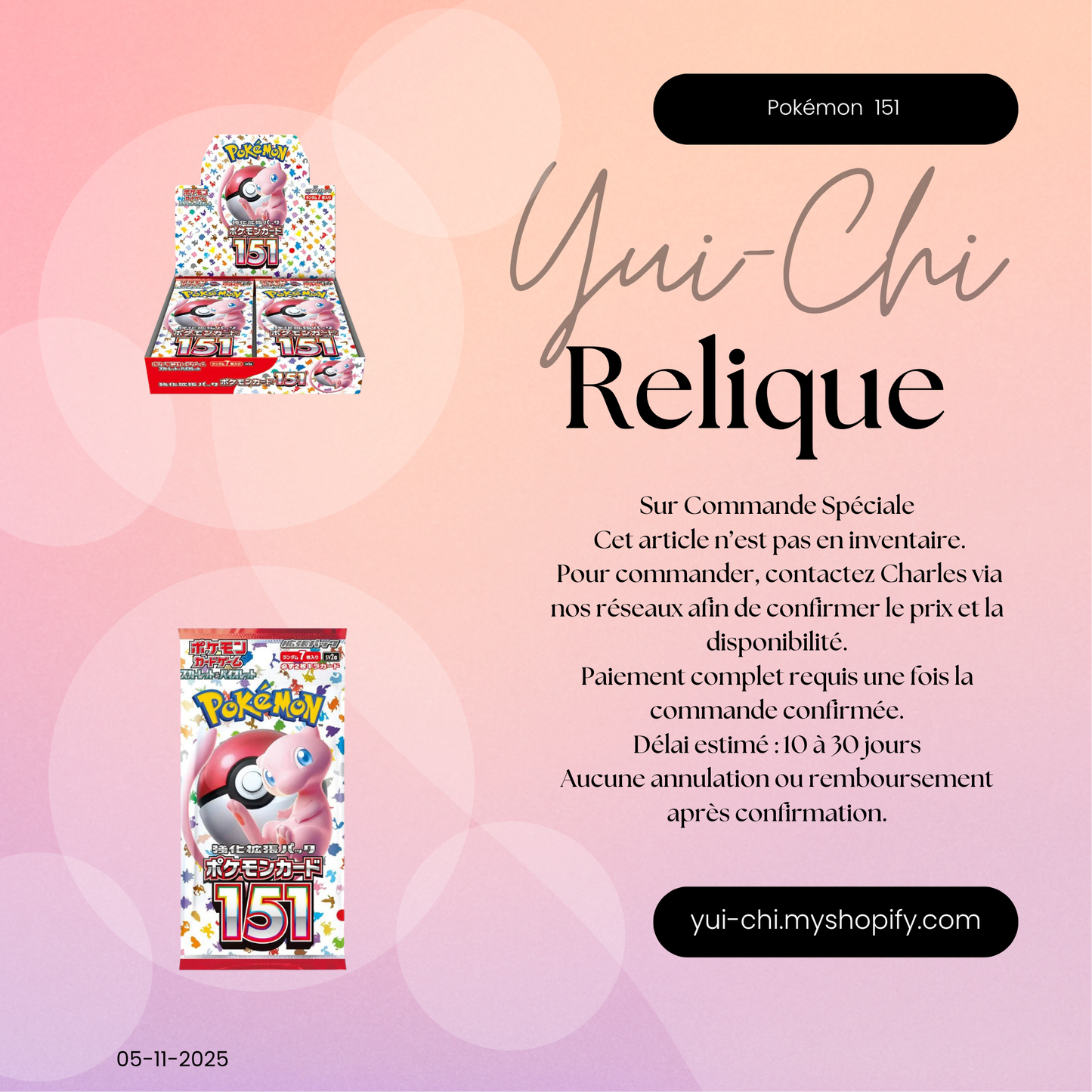 Ensemble de Produit #1