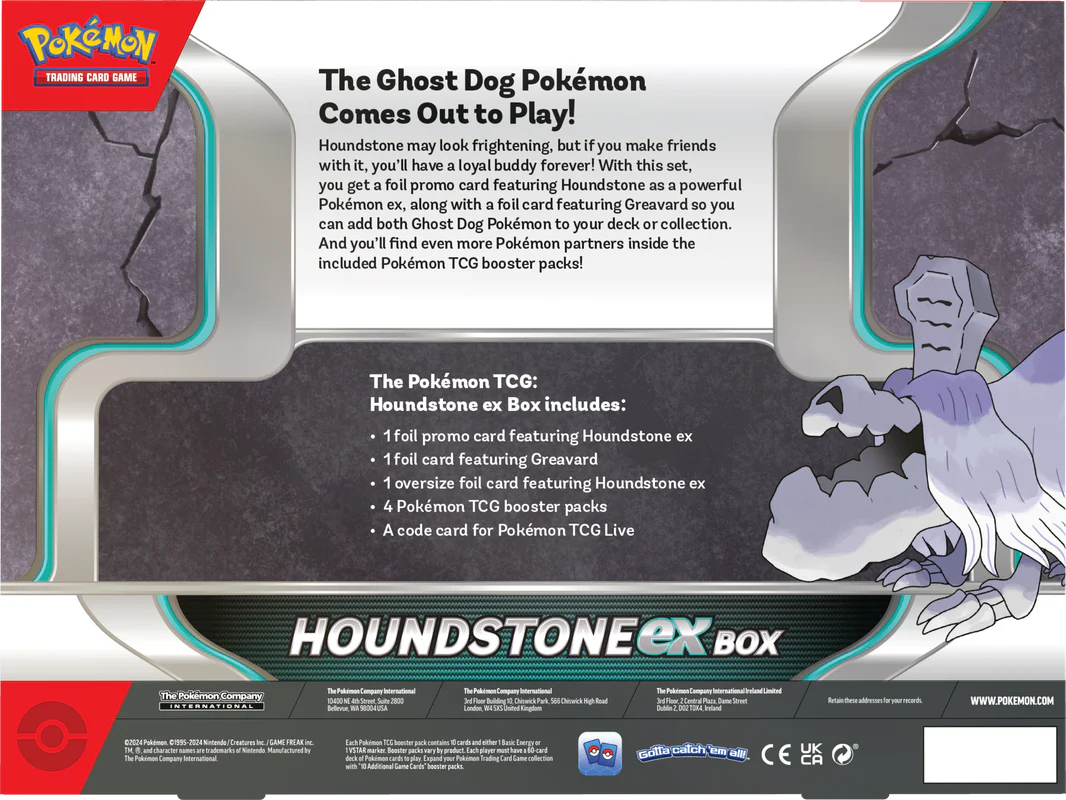 (PROMO)(25) Pokemon - Houndstone ex Box